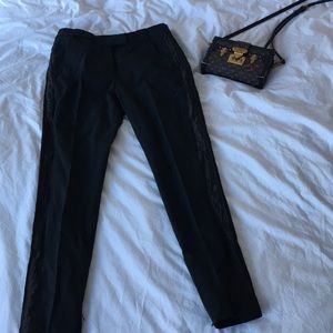 AllSaints black trousers with side detail